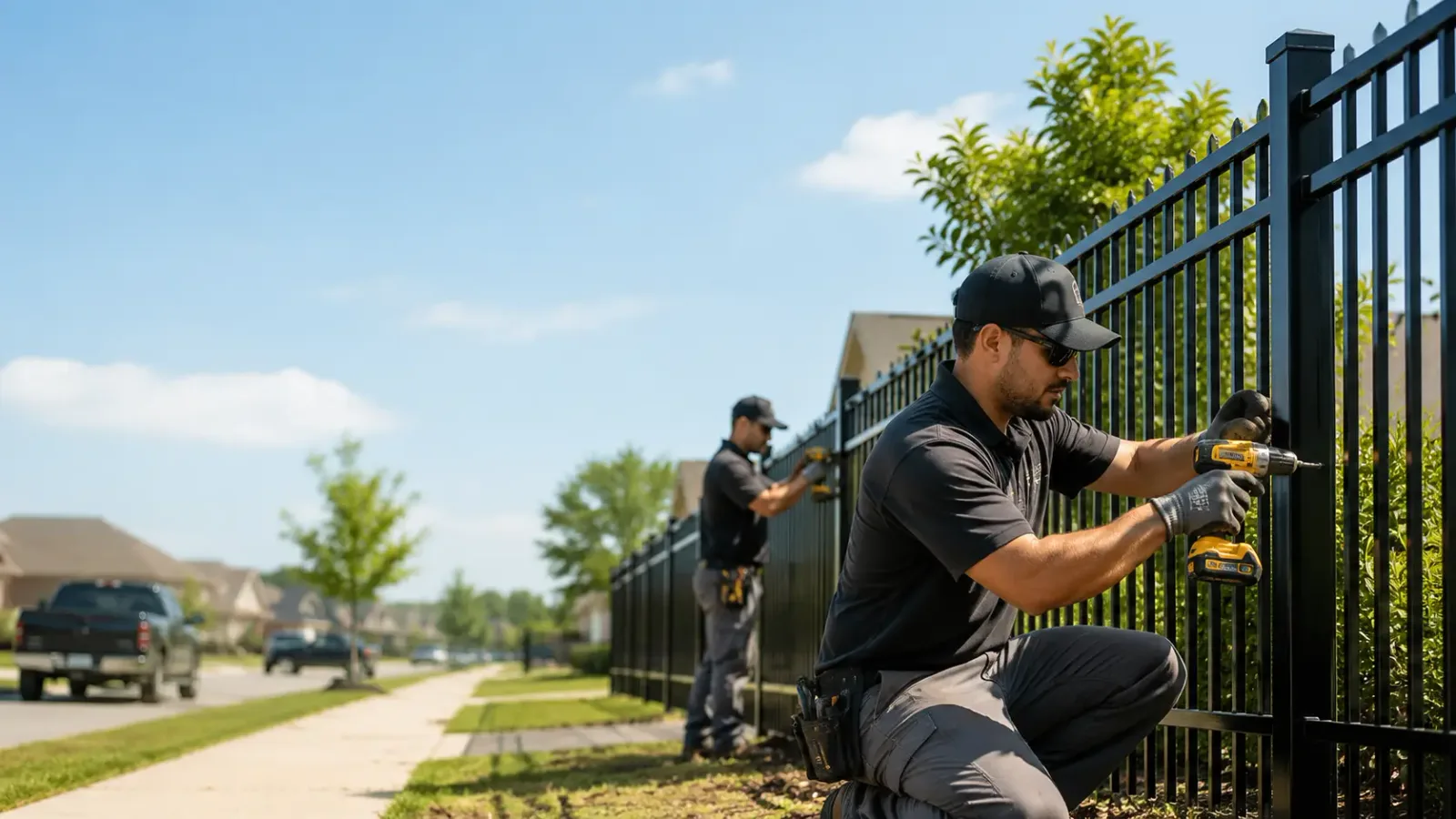 Metal Fence Installation in Wrentham, MA